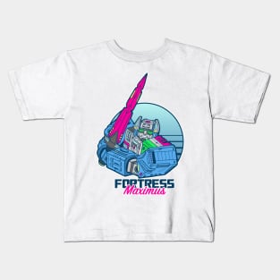 Retro 80s Punk Fortress Maximus Transformer Kids T-Shirt